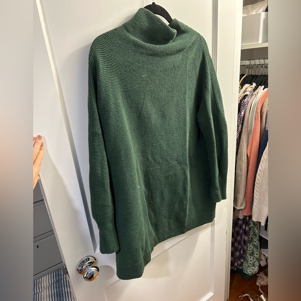 Free people Ottoman Slouch Sweater Green